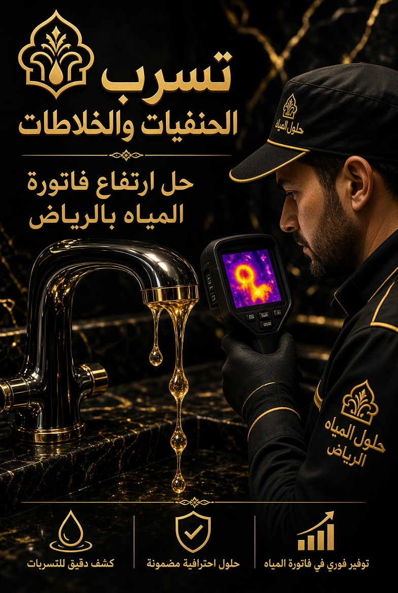 شركة حل ارتفاع فاتورة المياه بالرياض